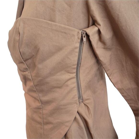 Misguided Sorset Waist Poplin Shirt Button-up Shirt Dress Sz 4 - Picture 3 of 9